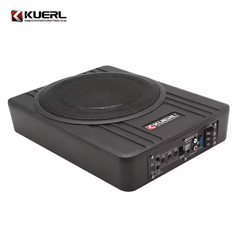 10 Inch Car Subwoofer DC12v Car Audio Speaker Active Subwoofer Body in The Car Active Subwoofer Unde