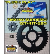 12T/41T-520 TMX150 SUPREMO SPROCKET SET