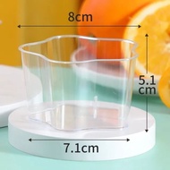 Star shape container Acrylic (PET CUP) with lid 20pcs 7oz / 207ml