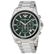 Emporio Armani Classic Sigma Chronograph Dark Green Dial Men's Watch AR6090 43mm