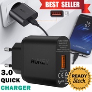 Aukey Charger 1 Port 18W QC 3.0 Charger Hp Charger Smartphone Kabel Casan Hp Chargeran Smartphone Ga