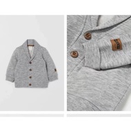 C3051 Excess feltJacket with pepper gray buttons for babies 3-24m [Keinier] X09-032
