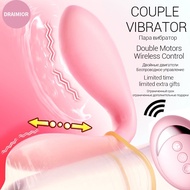 ✲☎﹍DRAIMIOR Wireless Couple Vibrator for women and men Dildo G Spot U Silicone Stimulator