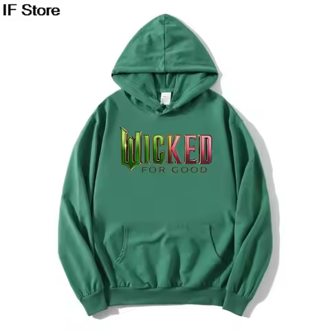 Wicked: for Good The Soundtrack Hoodies Graphic Cynthia Erivo Ariana Grande Sweatshirts Winter Fleec