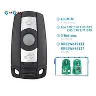 3 Buttons Remote  Key for     1/3/5/7 Series E90 E91 E92 E60 Car Keyless Control ID46 PCF7945 Transm