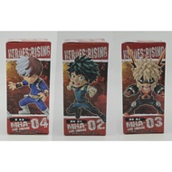 WCF My Hero Academia (3 Boxes) Authentic Deku (MHA-02) Bakugo (MHA-03) And Todoroki (MHA-04)