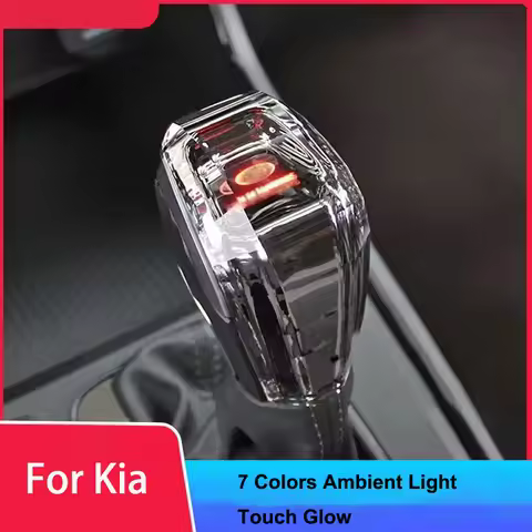 Crystal handle Gear shift knob head with lights For Kia K2 K3 K4 K5 Sportage Sorento Forte Carens Ca