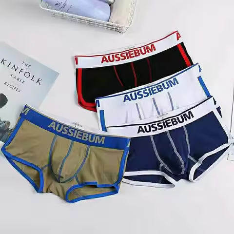 Aussiebum Men Underwear Briefs Swimwear Slip Triangle Low Rise Capsular Elasticity Body Bag Hugging 