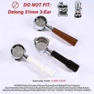 HZY 51mm Bottomless Coffee Portafilter With 2 Cups Basket for Homix Hibrew h11 Oster Cecotec Phico B