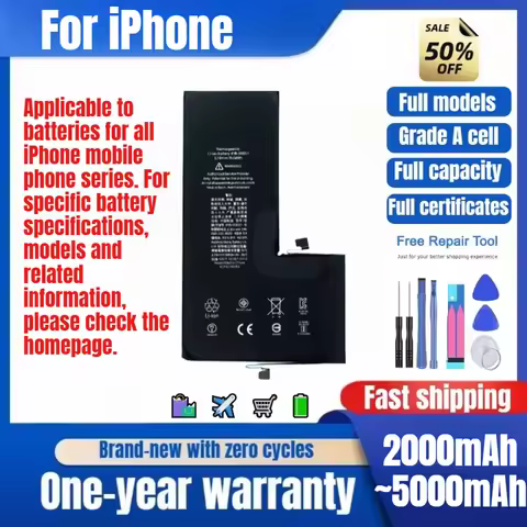 Battery for IPhone XS/XSM/XR/11/11Pro/11PM/12mini/12Pro/12PM/13mini/13Pro/14/14P/14Pro/14PM/15/15P/1