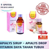 NEW!! APIALYS Sirup 100 ML Dan Apialys Drop 10 ML Multivitamin