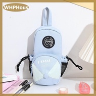 WHPHous Cute Cartoon Stationery Bag Large Capacity Students Pen Pouch Creative Backpack Shape Storag