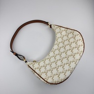 Celine AVA白凱旋門 腋下包 手提包