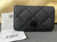 [全新有單清貨價］Tory Burch Willa Matte Bifold medium wallet/TB Willa啞黑色對摺中銀包