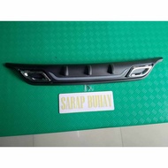 Toyota Vios 2019 to 2020 Chrome Line Rear Bumper Diffuser