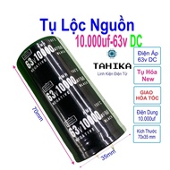 Capacitor - Power Filter Capacitor 10,000Uf - 63v Black - Electronic Components TAHIKA
