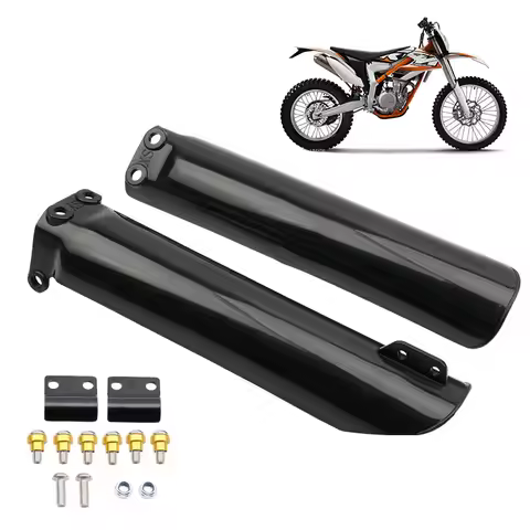 1Pair Motorcycle Front Fork Absorber Protector Covers Plastic Guards for 110Cc 125Cc 140Cc 150C 160C