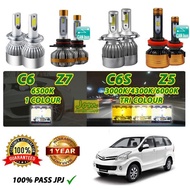 Toyota Avanza (2nd Gen) 2012-Present [H4] Car Headlamp Auto Foglamp Bulbs (2pcs)
