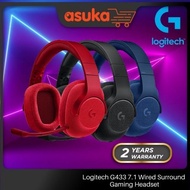 Logitech G433 7.1 Wired Surround Gaming Headset
