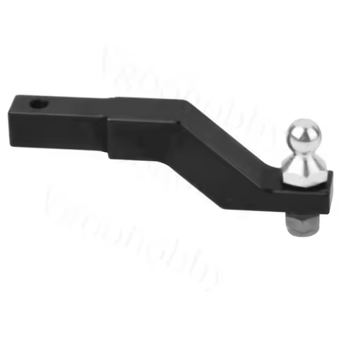 RC Aluminum & Brass Trailer Tow Trailer Drop Hitch Receiver for 1/10 RC Traxxas TRX-4 TRX4 Trail Cra