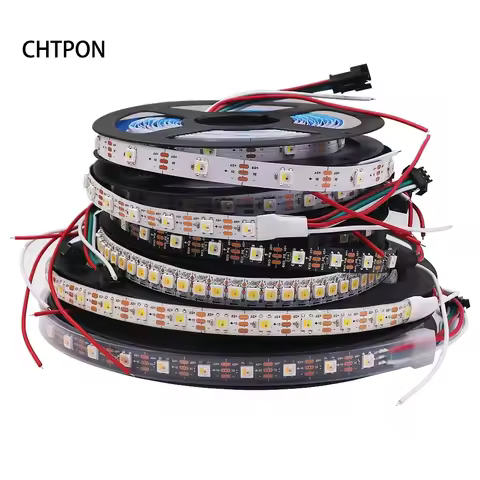 SK6812 RGBW Led Strip Light 4 in 1 Similar WS2812B 1m 4m 5m 30 60 144 LEDs Individual Addressable RG