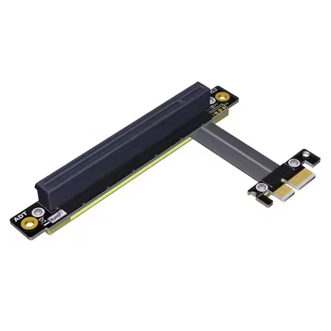 PCIe Riser Cable Gen3.0 X1 to X16 Adapter No Need USB with Power Cable PCI-E x1 x16 GPU Riser Adapte