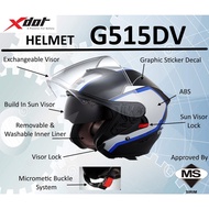MYRIDER  XDOT G515 Double Visor GT Air Helmet Topi Keledar Double Visor