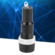 10A Fuse  MF-527 Durable Stable Protection Enclosure Holder Plastic And Metal 20 Pcs for Fuses 5X20M