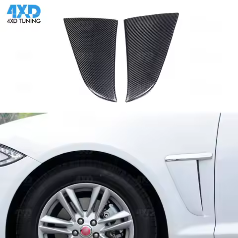 XF Fender Vent Trim Cover For Jaguar XF Carbon fender Side Trim car sticker For Decoration add on st