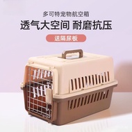 Cat Travel Trolley Case Car Foldable Portable Handheld Dog Cage Pet Transport Durable Large Capacity