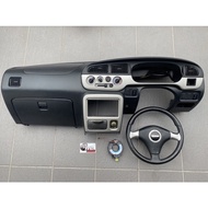 Dashboard Trim Silver Mira Gino L7 for Perodua Kelisa