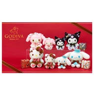 🇯🇵【Direct from Japan】Sanrio GODIVA gift set A set with Godiva, which is popular every yearis available again this year ☆ Kitty in a sitting pose is dressed up cutely with a ribbon Comes with the year number of GODIVA 2024perfect for collections and gifts