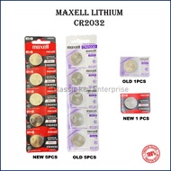 Maxell Lithium Battery CR2032/cr1616/cr2016/cr1220/cr2025/cr1632 1pcs / 5pcs