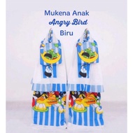 KATUN WHOLESALE COTTON CHILDREN'S MUKENA AB ANGRYBIRD Includes Bag