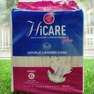XXL HICARE XTRA DRY (TAPE) 10PCS