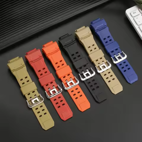 Silicone Rubber Watch Band For Casio G Shock GW9400 GW 9400 GW9200 Camouflage Color Strap Waterproof