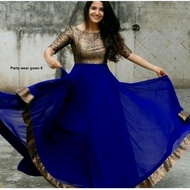 Party Georgette Kurti Gown