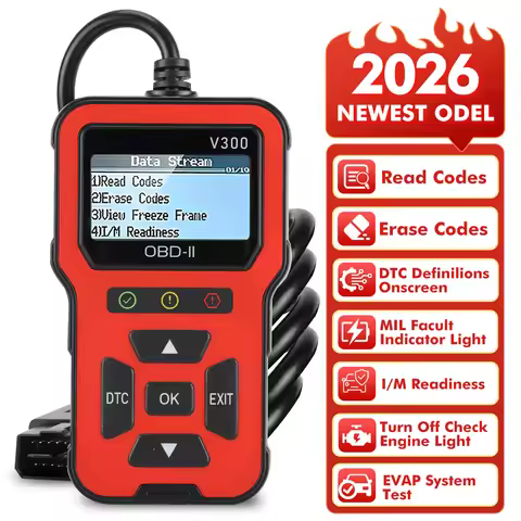 V300 OBD2 Scanner Auto Car Diagnostic Tool with Color Screen ABS ECU ODB2 Auto Scanner Vehicle Diagn