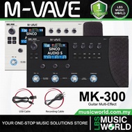 M-VAVE MK-300 Portable Guitar Multi-Effect Processor with Built-in Rechargeable Battery (MK300 MK 30