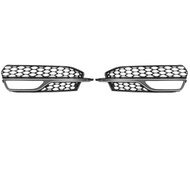For Audi A3 S-Line S3 2013-2016 Front Honeycomb Bumper Fog Light Grill Cover