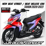 STIKER DECAL NEW BEAT STREET 2020-2023 NEW BEAT STREET/ NEW BEAT DELUXE CBS KODE 060