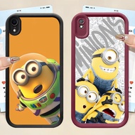 HK-1 Cute Minions Casing HP For iPhone XS XR X SE Max