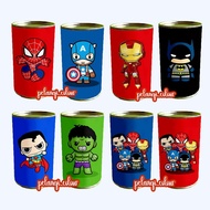 Superhero Piggy Bank Spiderman Batman Piggy Bank/ Hulk Ironman Piggy Bank Tabung Duit Kanak Kanak Ta