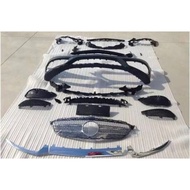 Mercedes Benz W205 c43 amg sport line bodykit body kit front side rear Bumper diffuser grill lip ski