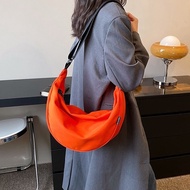 Korea Style Solid Women Shoulder Bag Oxford Sling Bag for Student Crossbody Bags Man and Women