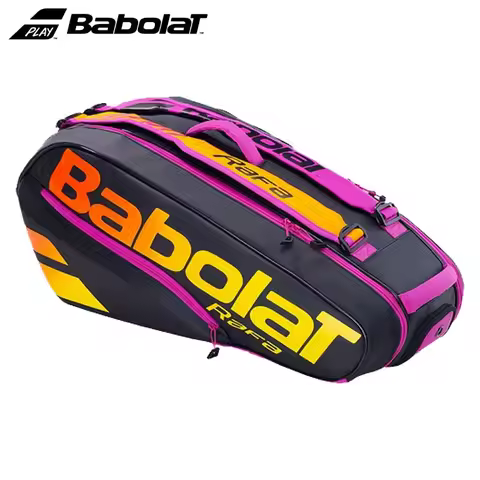Original Babolat Tennis Racket Bag Aero Tennis Bag For 6 Tennis Rackets Men's Women's Large Capacity