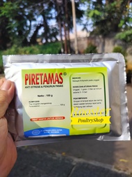 Piretamas 100 GRAM Obat Ayam Sakit Paracetamol Gumboro CRD