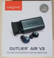 創新未來 全新Creative OUTLIER AIR V3 真無線藍芽耳機 ANC主動降噪防潑水