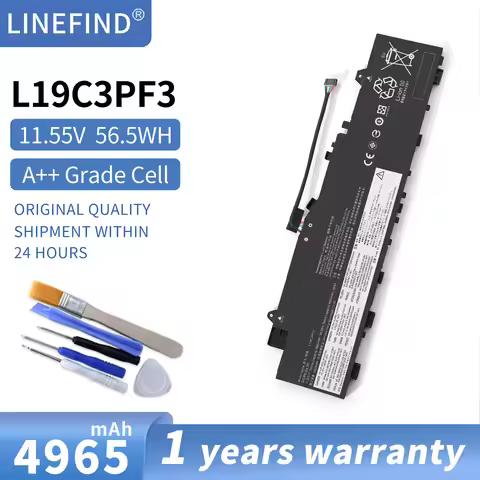 Laptop Battery L19M3PF3 L19C3PF3 For Lenovo IdeaPad 5-14ALC05 5-14ITL05 5-14ARE05 5B10W86936 11.1V 4