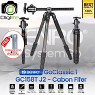 Benro Tripod GC158T J2 Carbon Fiber - GoClassic 1 ขาตั้งกล้อง Monopod Top View กางราบ กลับหัว / Digi